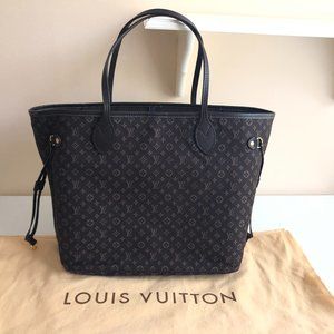 Authentic Louis Vuitton Neverfull Idylle Monogram Fusain MM